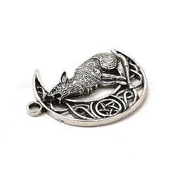 Tibetischer stil Aluminium Anhänger & Charms&nbsp;PALLOY-B008-03AS