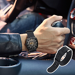 2 bracelet de montre en nylon&nbsp;DIY-OC0015-17B