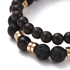 Set di bracciali con diffusore di oli essenziali per uomo donna&nbsp;BJEW-JB07093