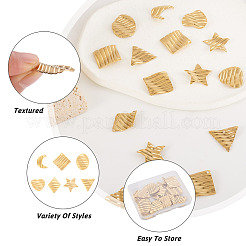 28 pendentif en acier inoxydable 304 de 7 styles&nbsp;STAS-TA0004-75