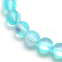 Pietre moon sintetiche perline fili&nbsp;X-G-F142-8mm-03