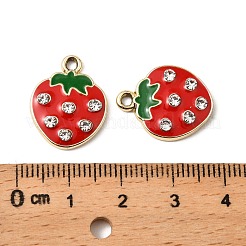 Pendentifs en émail d'alliage de placage uv&nbsp;FIND-A054-10C-G