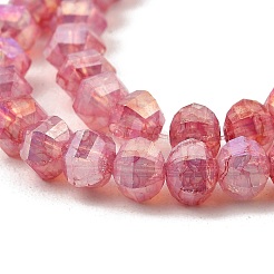 Fili di perline giada di vetro imitato&nbsp;GLAA-P058-03A