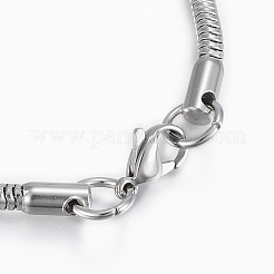 Fabrication de bracelets à chaîne en acier inoxydable 304 résistant au ternissement&nbsp;MAK-K008-01P