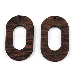 Pendentifs en bois de wengé naturel&nbsp;WOOD-T023-57