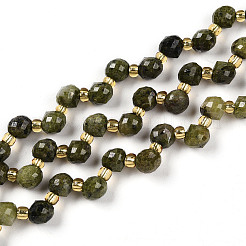 Brins de perles de jade canadien naturel&nbsp;G-T141-57