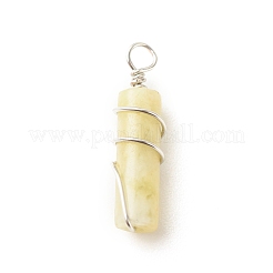 Pendentifs en jade naturel de taiwan&nbsp;PALLOY-JF01575-09