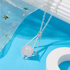 Bolsa de macramé de latón&nbsp;NJEW-JN04575-02