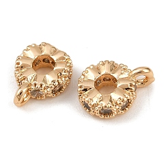 In ottone micro pavé di tubi in zirconia cubica&nbsp;KK-K407-45G