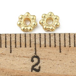 Perline distanziatrici in lega di zinco per placcatura a cremagliera&nbsp;X-FIND-T071-04G-A01