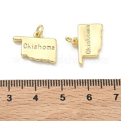 Pendentifs en laiton&nbsp;KK-D229-22Q-G