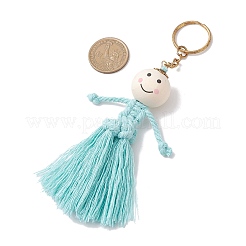 Porte-clés en coton&nbsp;KEYC-JKC01314-02