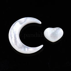 Natürliche weiße Muschelperlen-Sets&nbsp;SSHEL-N032-52B-02