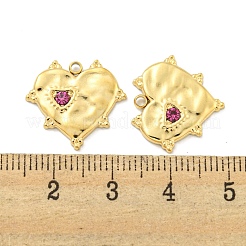 Pendentifs en acier inoxydable 304 plaqués or véritable 18 carat avec placage sous vide PVD&nbsp;STAS-L278-028G-01
