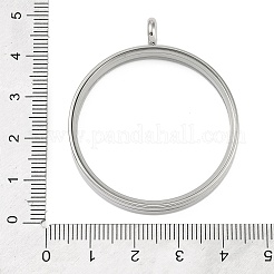 Pendentifs médaillons en acier inoxydable 304&nbsp;STAS-S132-16P-06