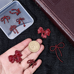 12 Stück 6 Stile sprühlackierte Legierungsanhänger&nbsp;FIND-BM0001-24