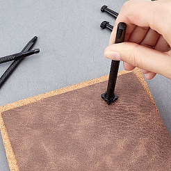 Set mit Stanzwerkzeugen für Lederarbeiten aus legiertem Stahl&nbsp;TOOL-WH0018-74