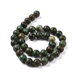 Natürliche afrikanische türkis (jasper) perlen stränge&nbsp;X-TURQ-G037-10mm