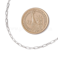 Collares de cadena con clip de acero inoxidable 304 de 2.5 mm&nbsp;NJEW-JN05503