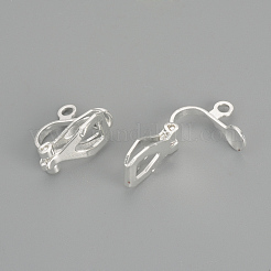 Bagues d'oreilles unies en laiton&nbsp;KK-R071-11S