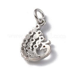 Ottone micro spianare fascino zirconi&nbsp;ZIRC-F131-20P