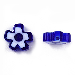 Millefiori a mano fili di perline di vetro&nbsp;LAMP-N029-017B-12