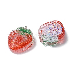 Cabochon decoden in resina epossidica trasparente con frutta&nbsp;CRES-I030-23J