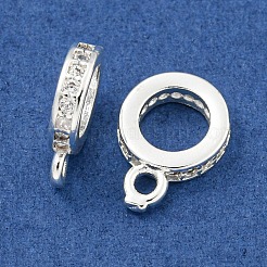 Staffe per tubi in ottone cubic zirconia&nbsp;KK-L215-201B-S