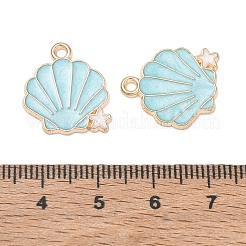 Pendentifs d'émail en alliage&nbsp;AL-CBAX434-01B
