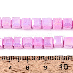 Brins de perles de verre électrolytiques anti-ternissement&nbsp;GLAA-T025-6mm-10G