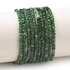 Natürliche Myanmar Jade Perlen Stränge&nbsp;G-K376-D02-2.5x2.5mm