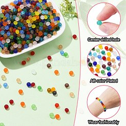 1920pcs 24 Farben transparente Glasperlen&nbsp;EGLA-YW0003-07