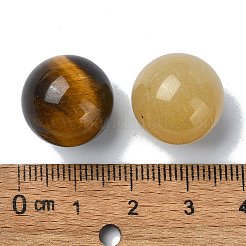 Runde Kugelperlen aus natürlichen und synthetischen gemischten Edelsteinen&nbsp;G-P519-02