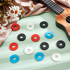 40 verrou de sangle de guitare en plastique de 4 couleurs&nbsp;AJEW-CN0002-32