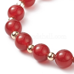 Bracciali con perline rotonde in pietre preziose naturali&nbsp;BJEW-JB09051