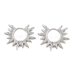 Pendientes de aro de latón&nbsp;EJEW-P334-01P