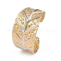 Brazaletes de acero inoxidable 304 para mujer&nbsp;BJEW-D363-01B-PG