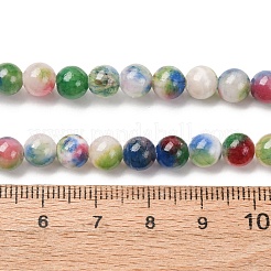 Natur persische Jade Perlen Stränge&nbsp;G-D434-6mm-02-01