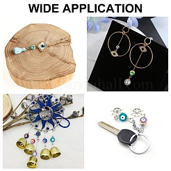 DIY böse Augen geflochten Perlen Armbänder machen Kits&nbsp;DIY-PH0003-15