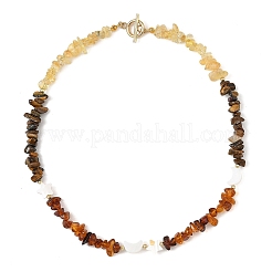 Colliers de perles en ambre naturel&nbsp;NJEW-JN06680