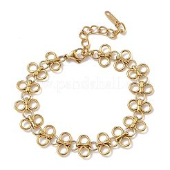 Bracelets à maillons papillon en acier inoxydable 304 pour femmes&nbsp;BJEW-B162-01G