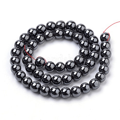 Unmagnetische synthetischen Hämatitkornen Stränge&nbsp;G-S259-44-8mm
