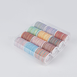 12 rouleaux de cordon polyester 12 couleurs&nbsp;OCOR-CY0002-43B