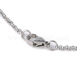 Anlaufgeschützte Rolo-Kette für Männer&nbsp;LS-NJEW-F027-14-2mm