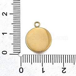 Pendentifs en acier inoxydable 304 martelé&nbsp;STAS-H233-15G