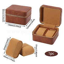 Scatole con cerniera per riporre due orologi in similpelle&nbsp;CON-WH0089-227B