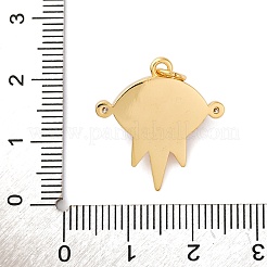Colgante micropavé cubic zirconia de latón&nbsp;KK-A233-01G-01
