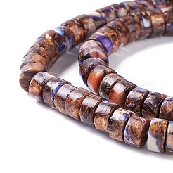 Zusammengesetzte Stränge aus synthetischem Bronzit und imperialen Jaspisperlen&nbsp;G-I318-03A