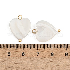 Natürlichen Shell-Herzanhänger&nbsp;X1-STAS-D378-34G