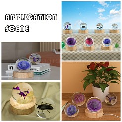 Diy runde kristallkugel display dekoration silikonformen&nbsp;DIY-F107-01E